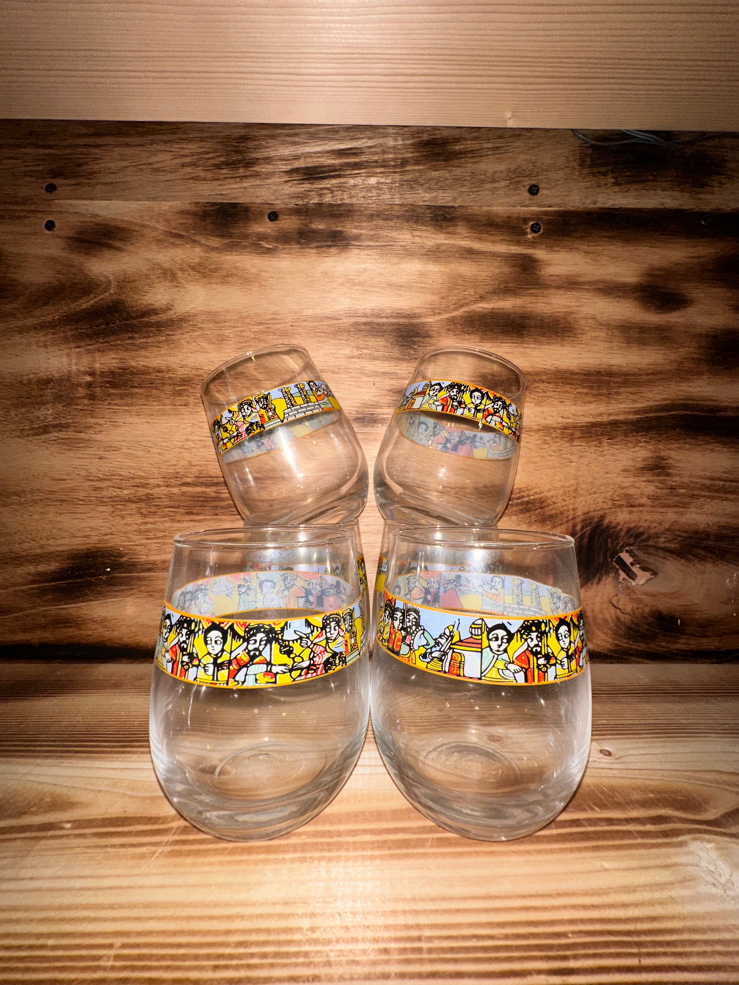 ethiopian water glass