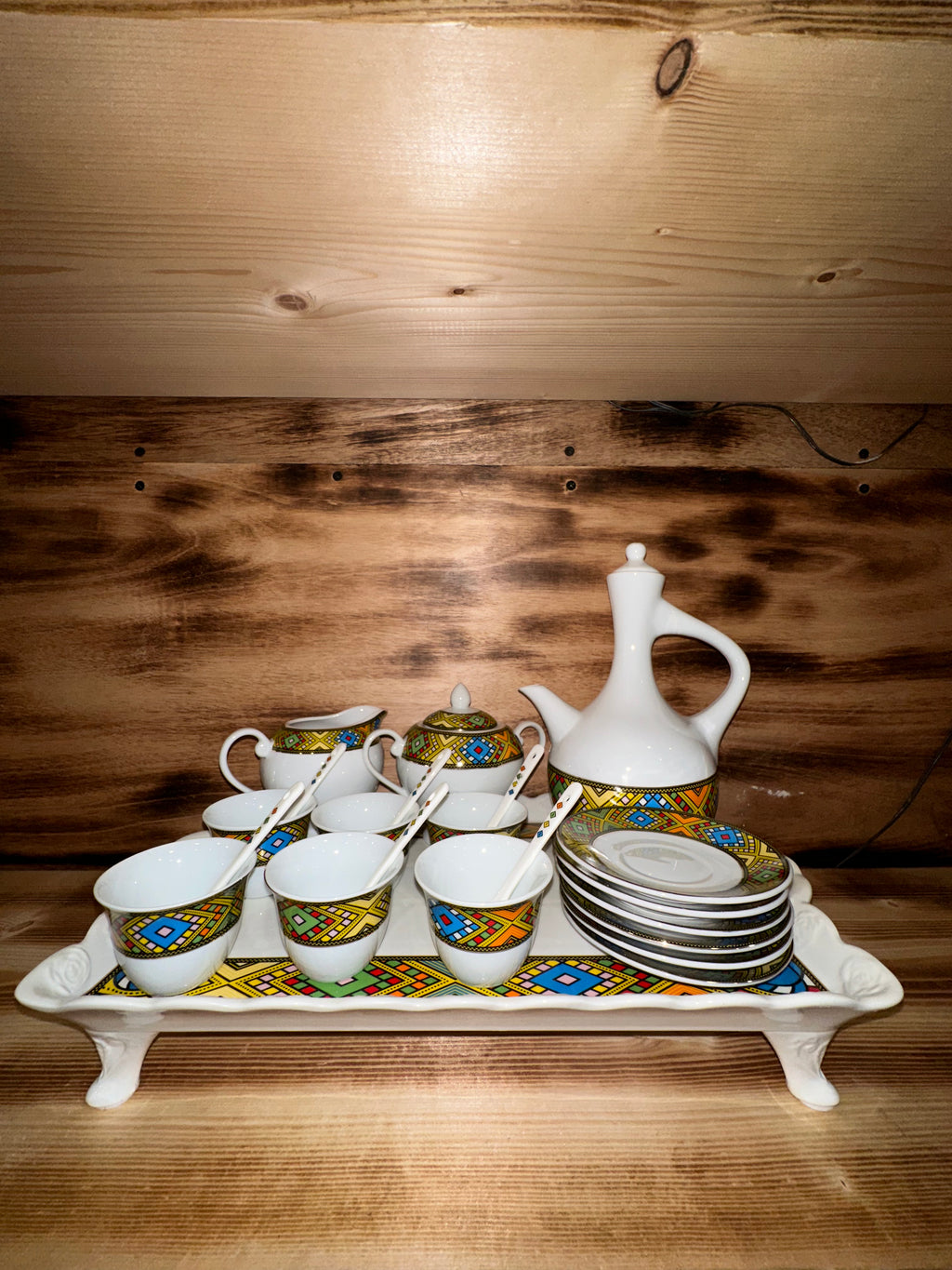 Ethiopian rekabot tray