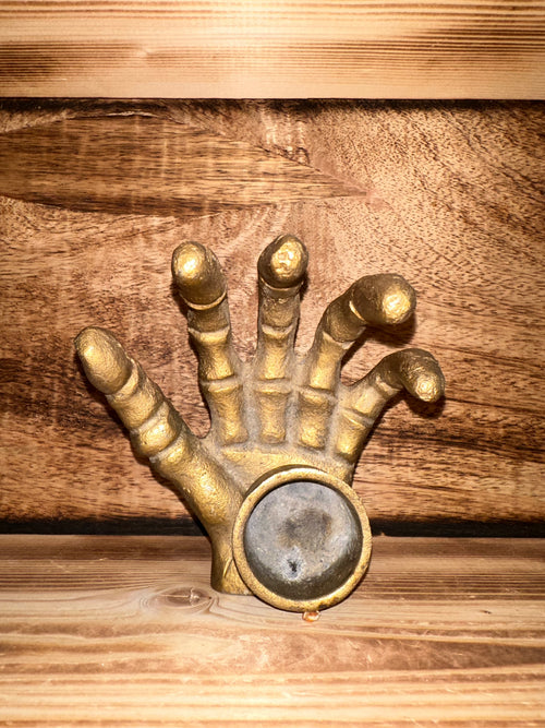 Bronze Art candle holder
