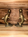 dolphin baller bronze art
